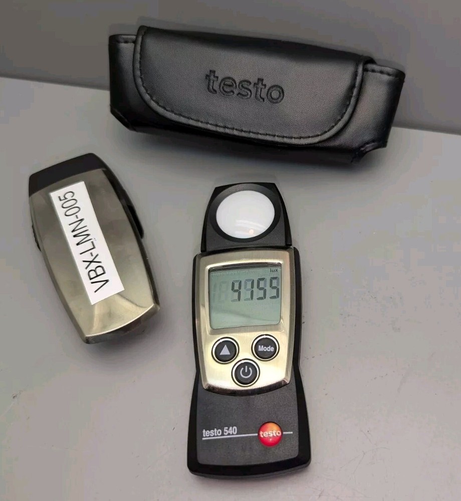 Testo 540 Pocket Light Meter Digital Display Light Meter with Case