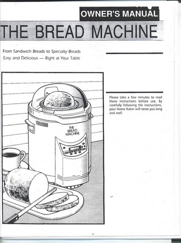 DAK Bread Machine Manual FAB 2000 II, FAB 2000 IV, FAB 3000 V TURBO BAKER