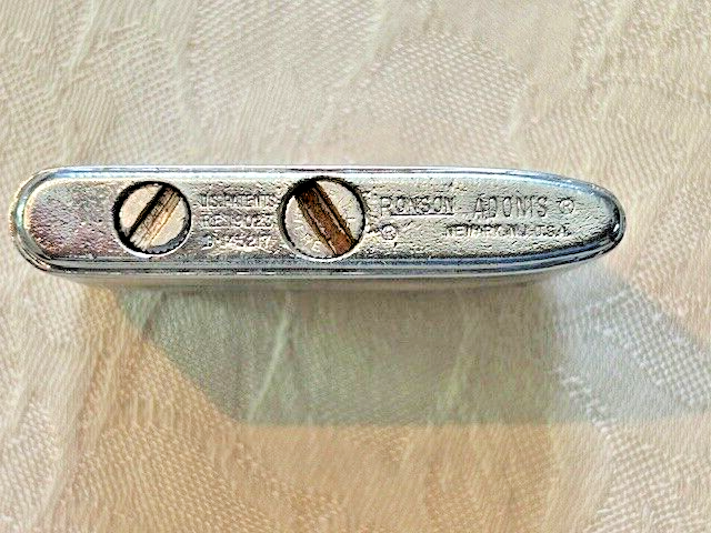 Vintage Ronson Adonis Silver Tone Lighter