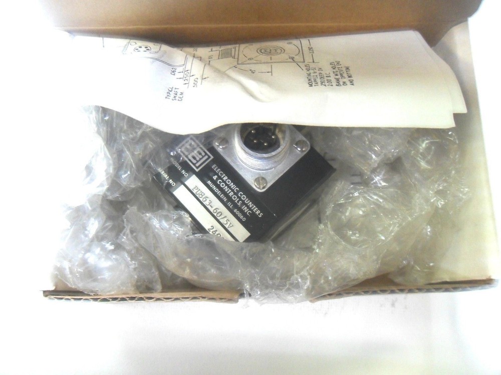 1  ELECTRONIC COUNTERS PU863-60/5V ENCODER