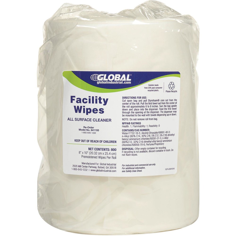Facility Wipes 800 Wipes/Refill Roll 2 Refills/Case