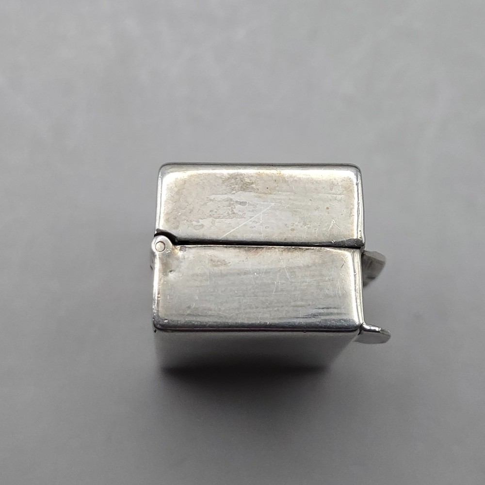 Antique Small Continental 800 Silver Pill Box Snuff Box