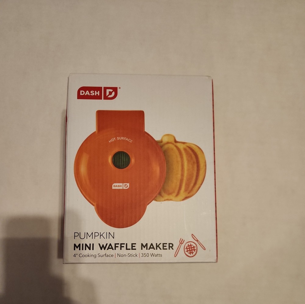 Dash DMWP001OR Mini Waffle Maker - Orange