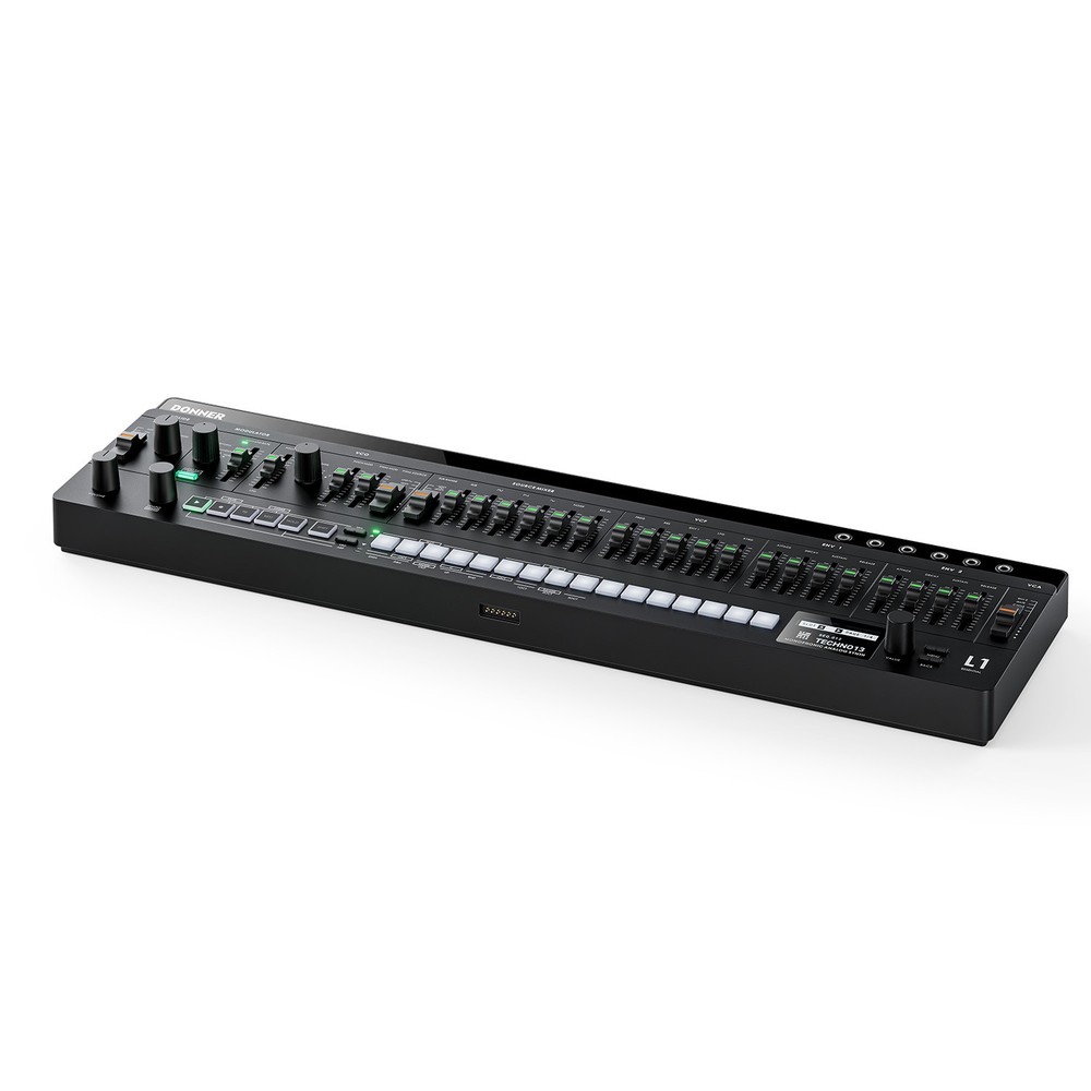 Donner Essential L1 Synthesizer Sequencer Monophonic Analog Synth With Software