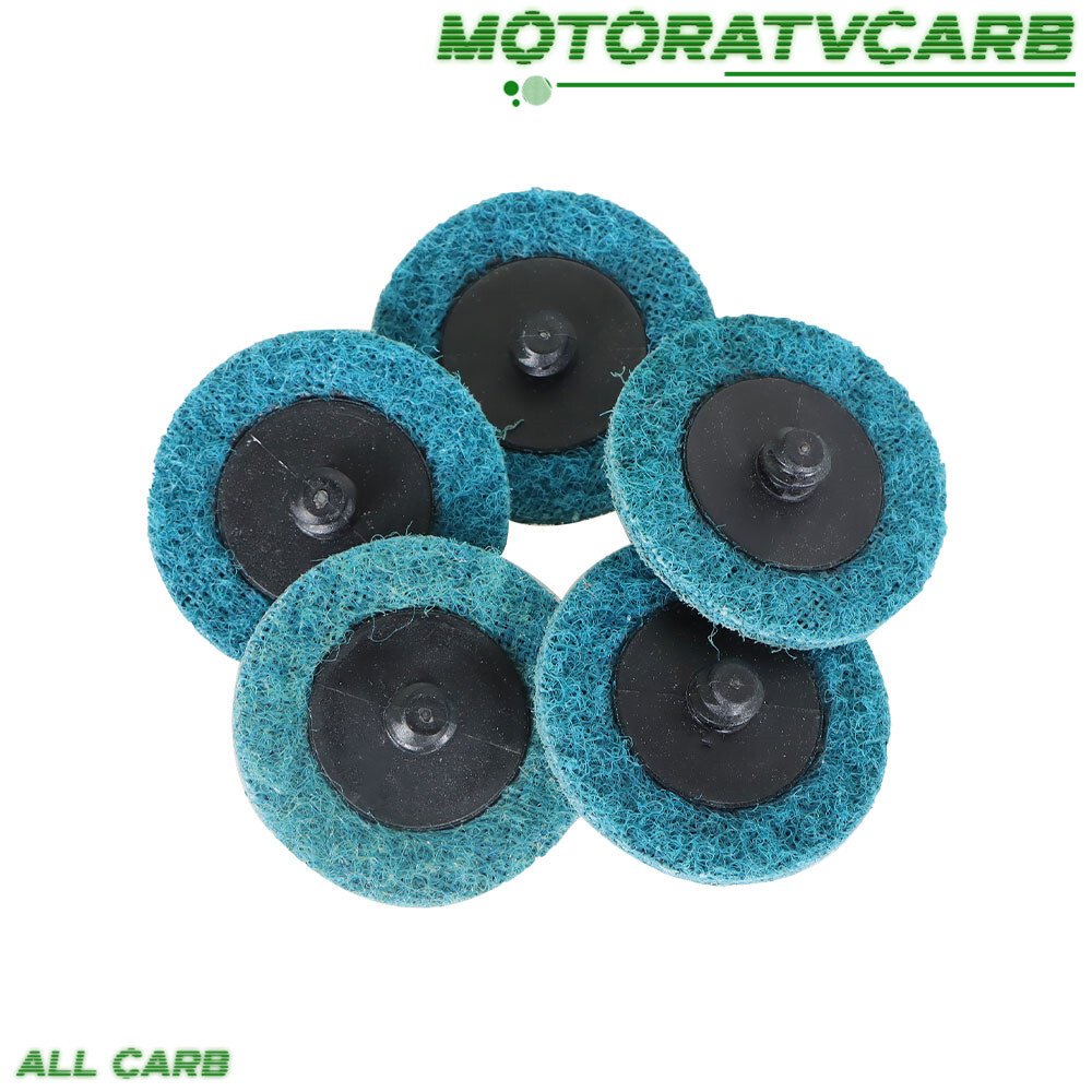 ALL-CARB 50Pcs 2" Fine Surface Conditioning Discs Roll Lock Grinder Sanding Pads