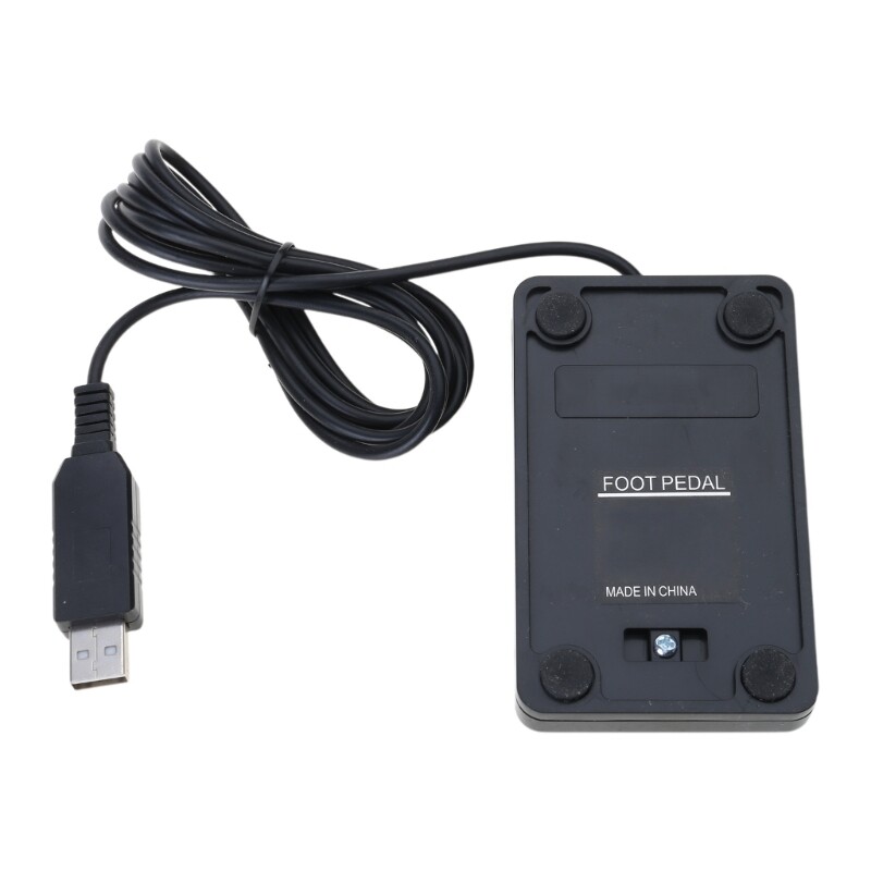 Ergonomic USB Foot Pedal Treadle with Customizable Functions for PC Users