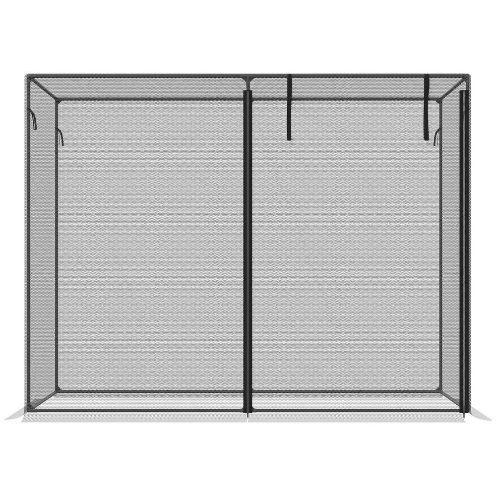 6 x 3ft Crop Cage Black