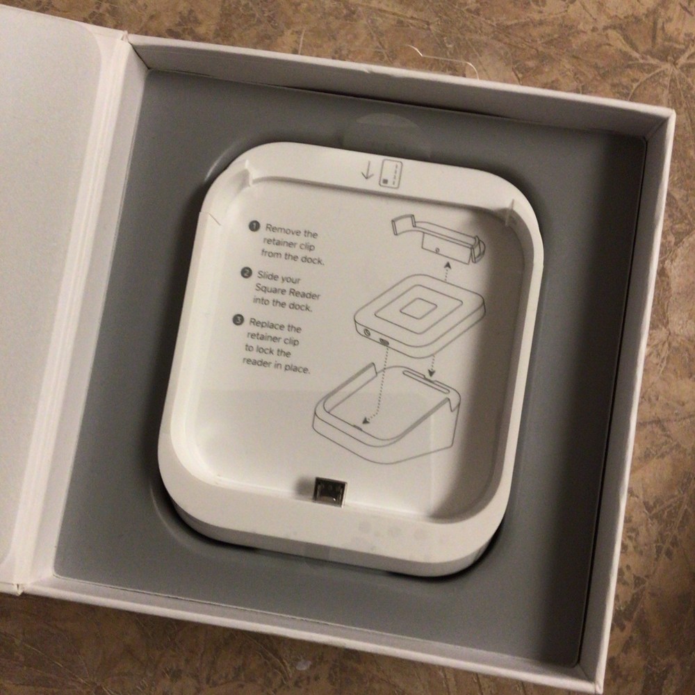 Square Dock for Square Reader Wired Connectivity POS Terminal Accessory