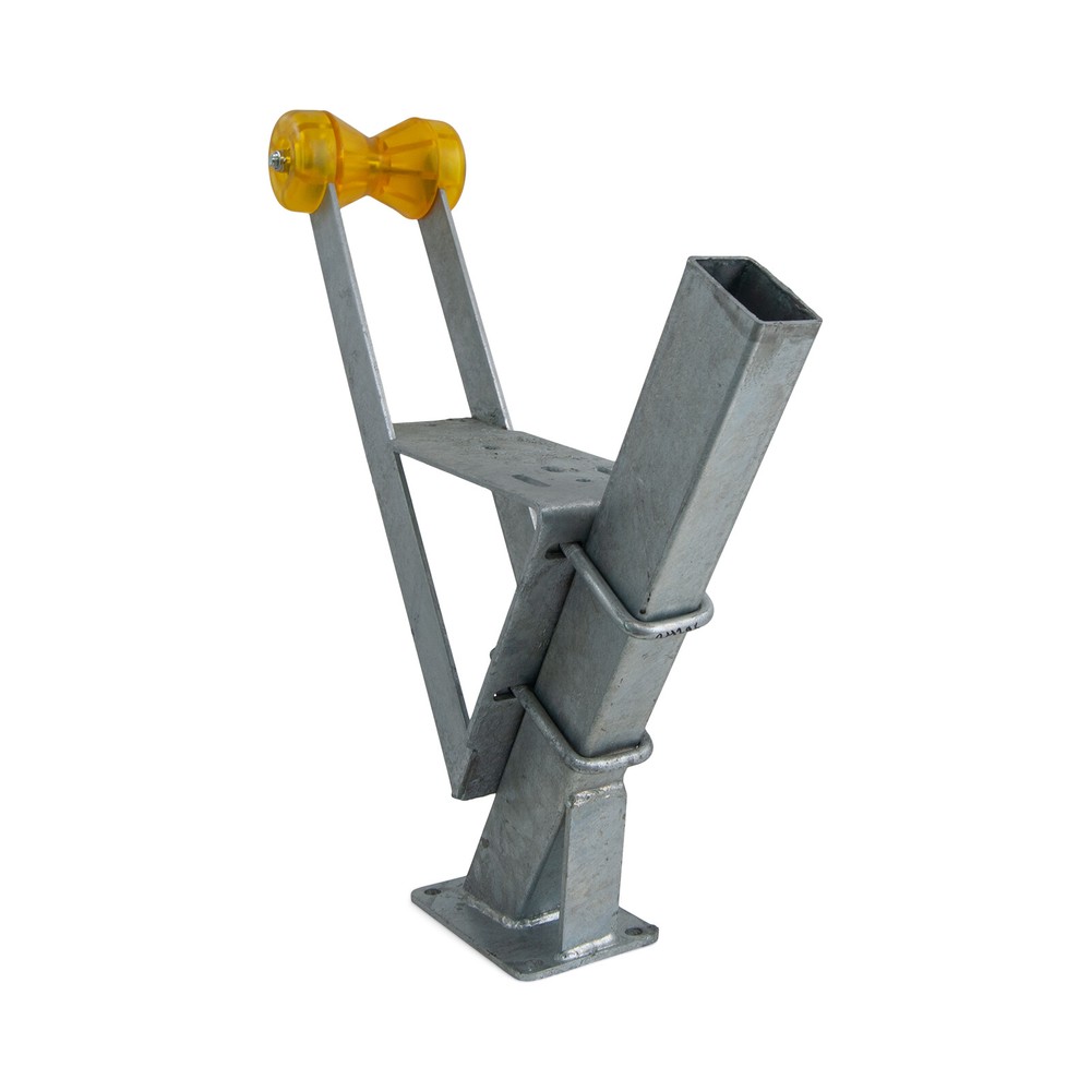 Boat Trailer Galvanized Winch Seat With Roller For Winch Posts With Roller