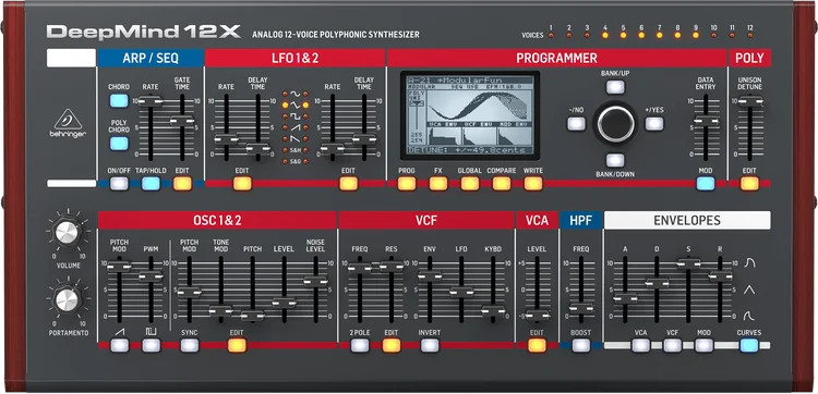 Behringer DeepMind 12XD Polyphonic Desktop Analog Synthesizer