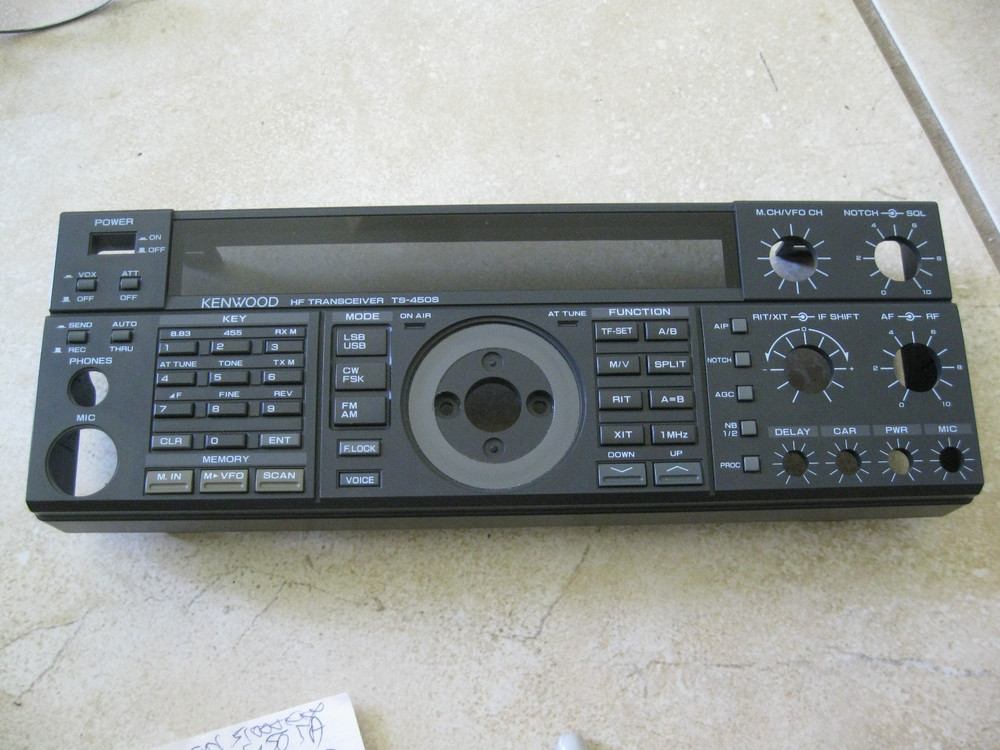 Kenwood TS-450S FRONT panel in Excellent shape