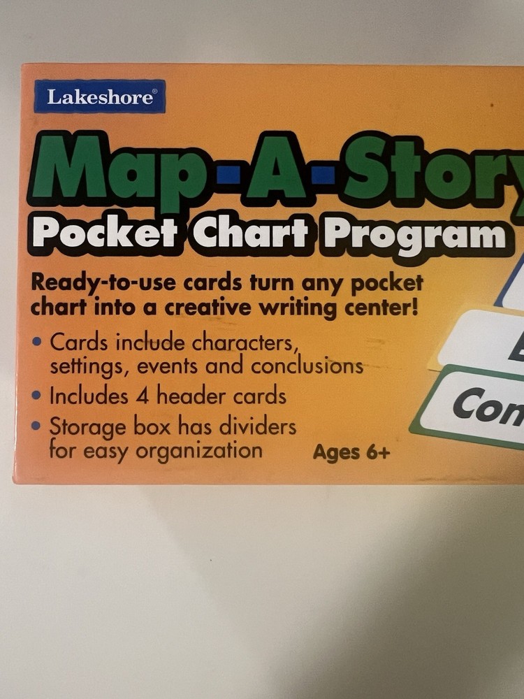 Lakeshore Map-A-Story Pocket Chart Program New