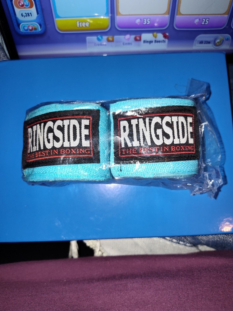 Ringside Boxing Hand Wraps 2 Pack Lt. Blue
