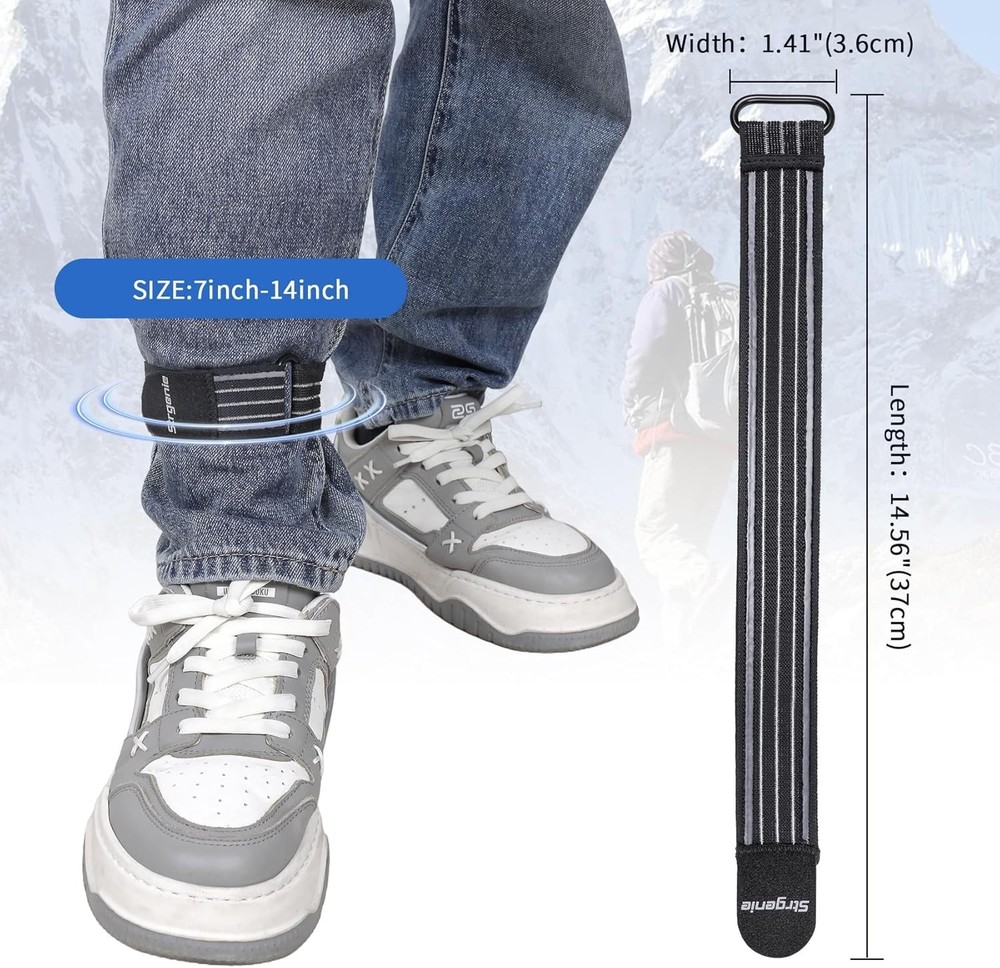 Versatile Elastic Boot Straps with Adjustable Fit - Essential for Cowboy Boots