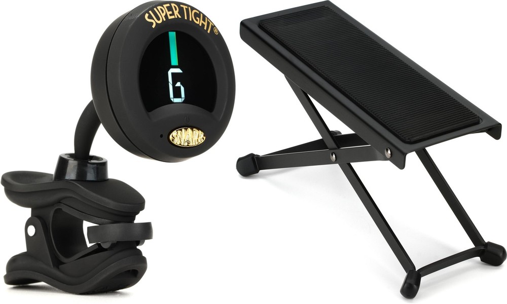 Snark ST-8 Super Tight Chromatic Tuner + On-Stage TMP-FS7850B Value Bundle