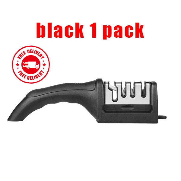 Knife Sharpener Professional Ceramic Tungsten Kitchen Sharpening System 4 Stage