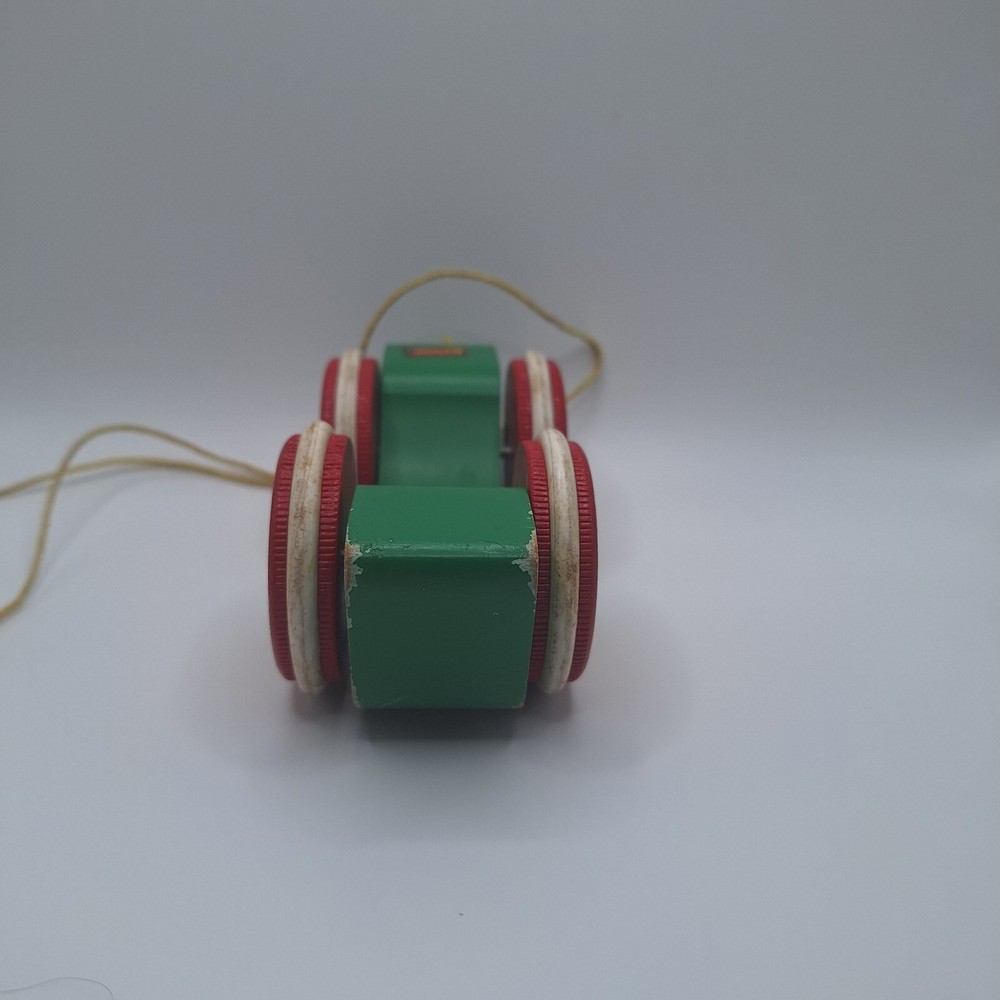 Brio Wood Pull Toy Wagon Made in Sweden Old Style Pull