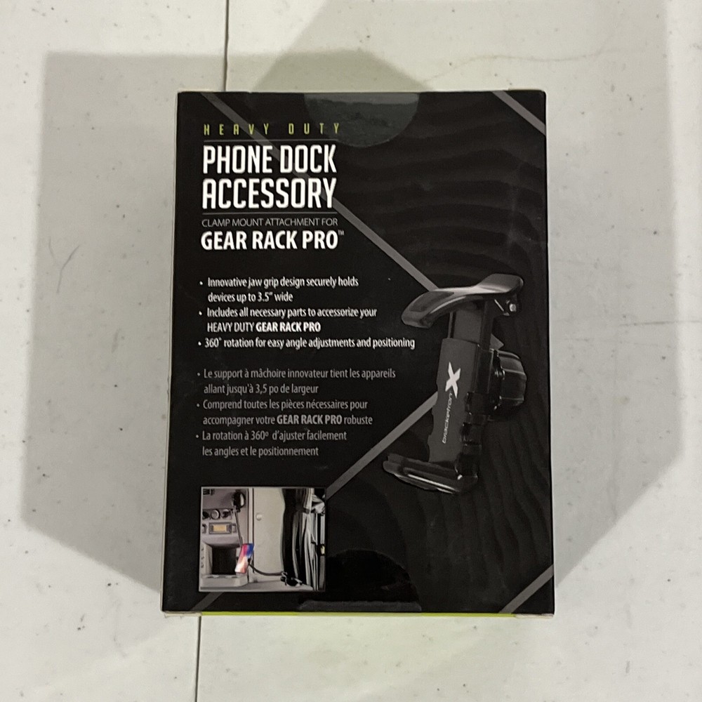 Bracketron Heavy-Duty Clamp Mount Phone Dock Accessory BX17712