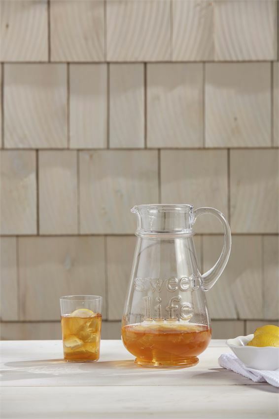 Mudpie - Sweet Life Glass Pitcher Set - 45500061