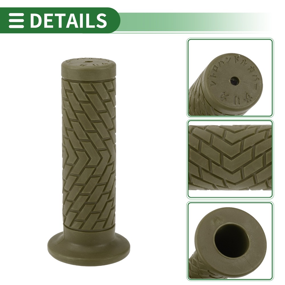 1" 25mm Motorcycle Knobs Handlebar Cover TPU Green