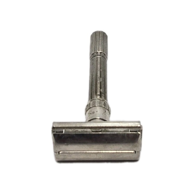 1963 Gillette Slim Adjustable 1-9 DE TTO Razor Date Code I1