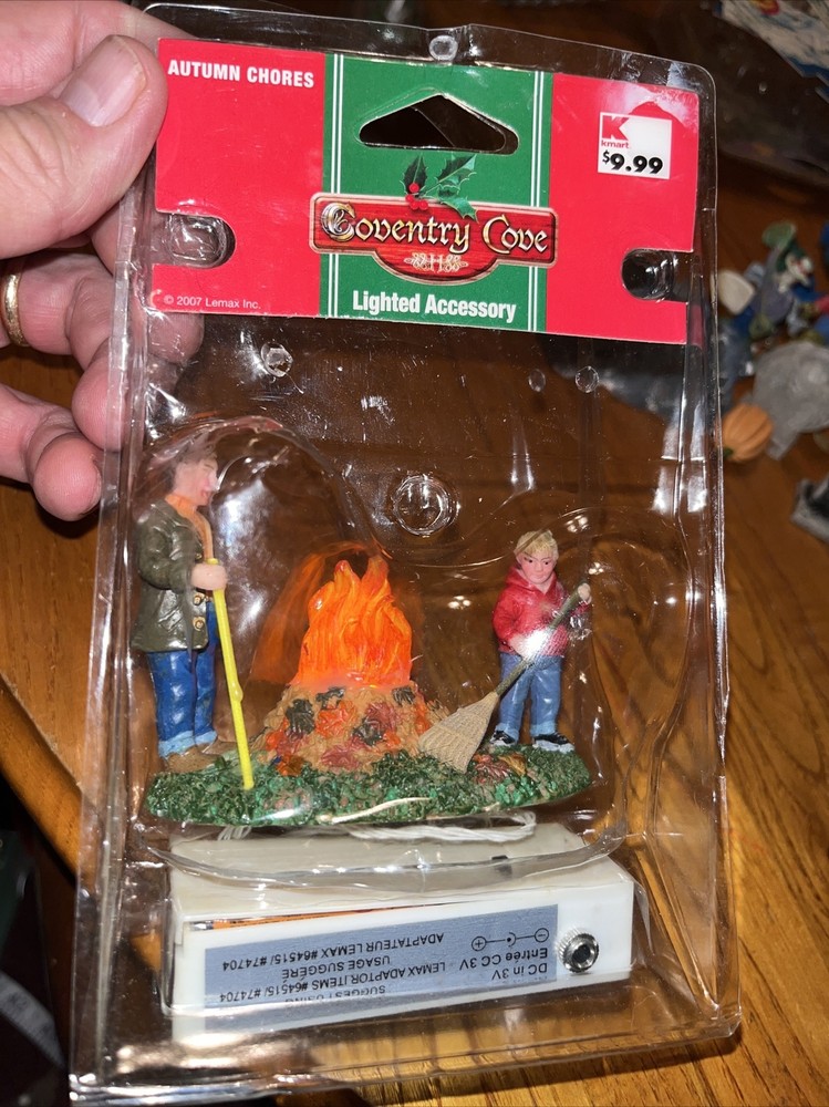 Coventry Cove Lighted Accessory Autumn Chores Works