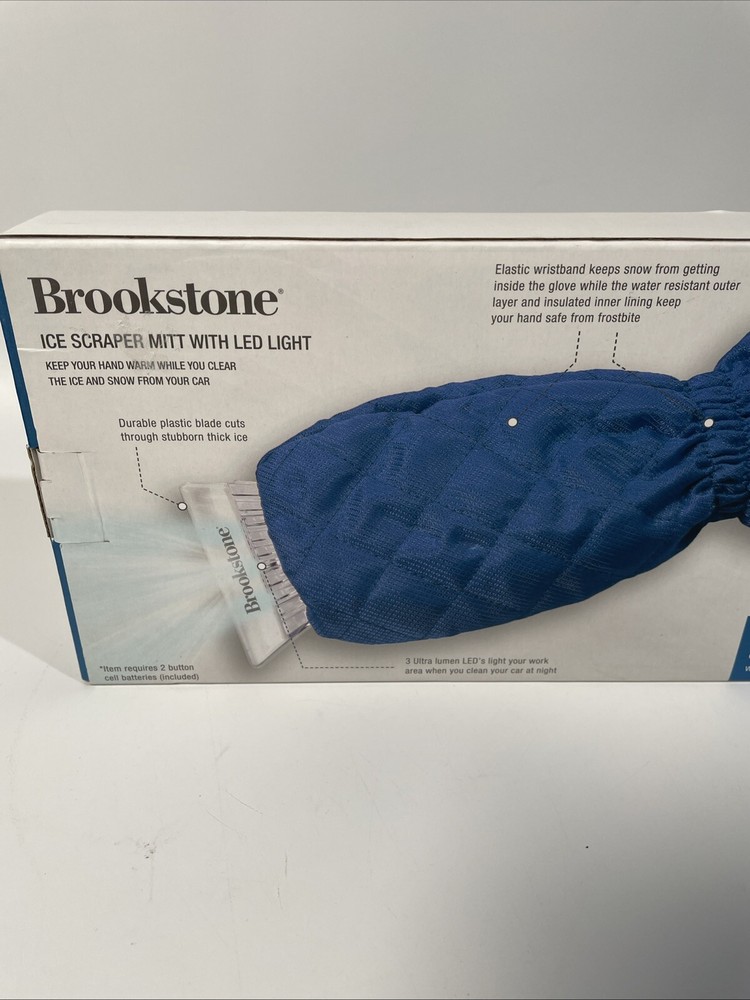 Brookstone Ice Scraper w/ LED Light - New In Box