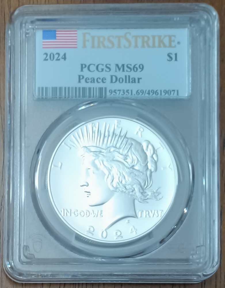 2024 Peace dollar, PCGS MS-69