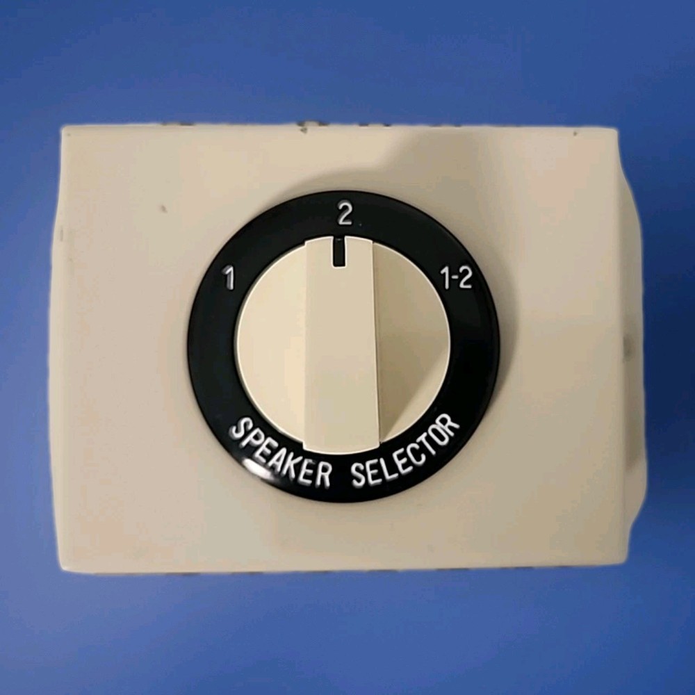 VTG Stereo 2, 1-2 Speaker Selector Switch Left Right Amp Untested Japan Gift