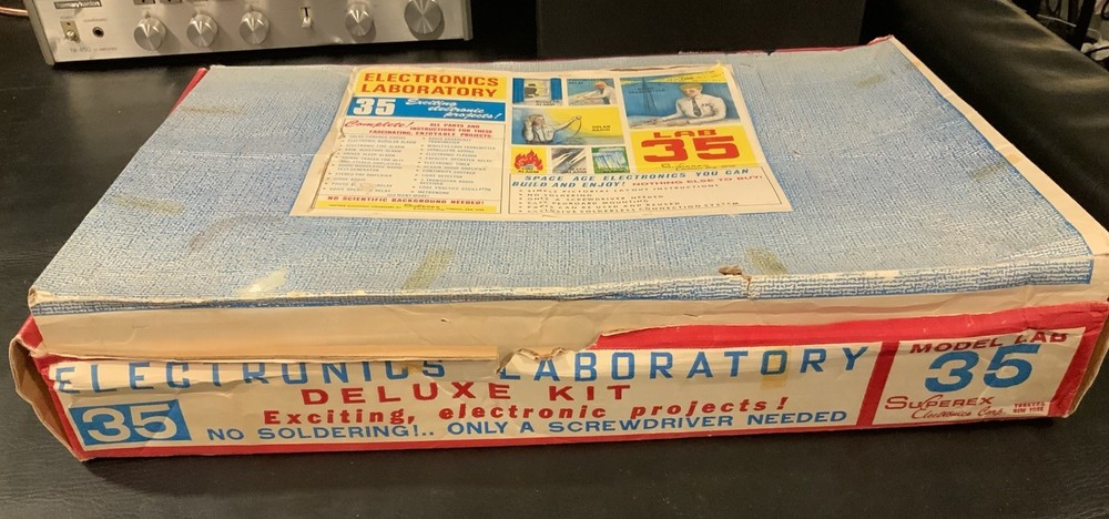 Vintage Superex Electronics Laboratory 35 Exciting Electronic Projects! RARE SEE