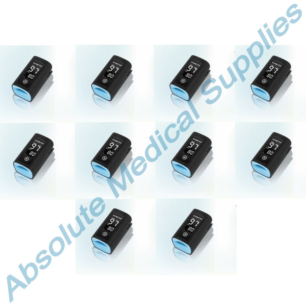 *10-Pack* Creative Medical Compact Fingertip Pulse Oximeter LCD Display PC-60A