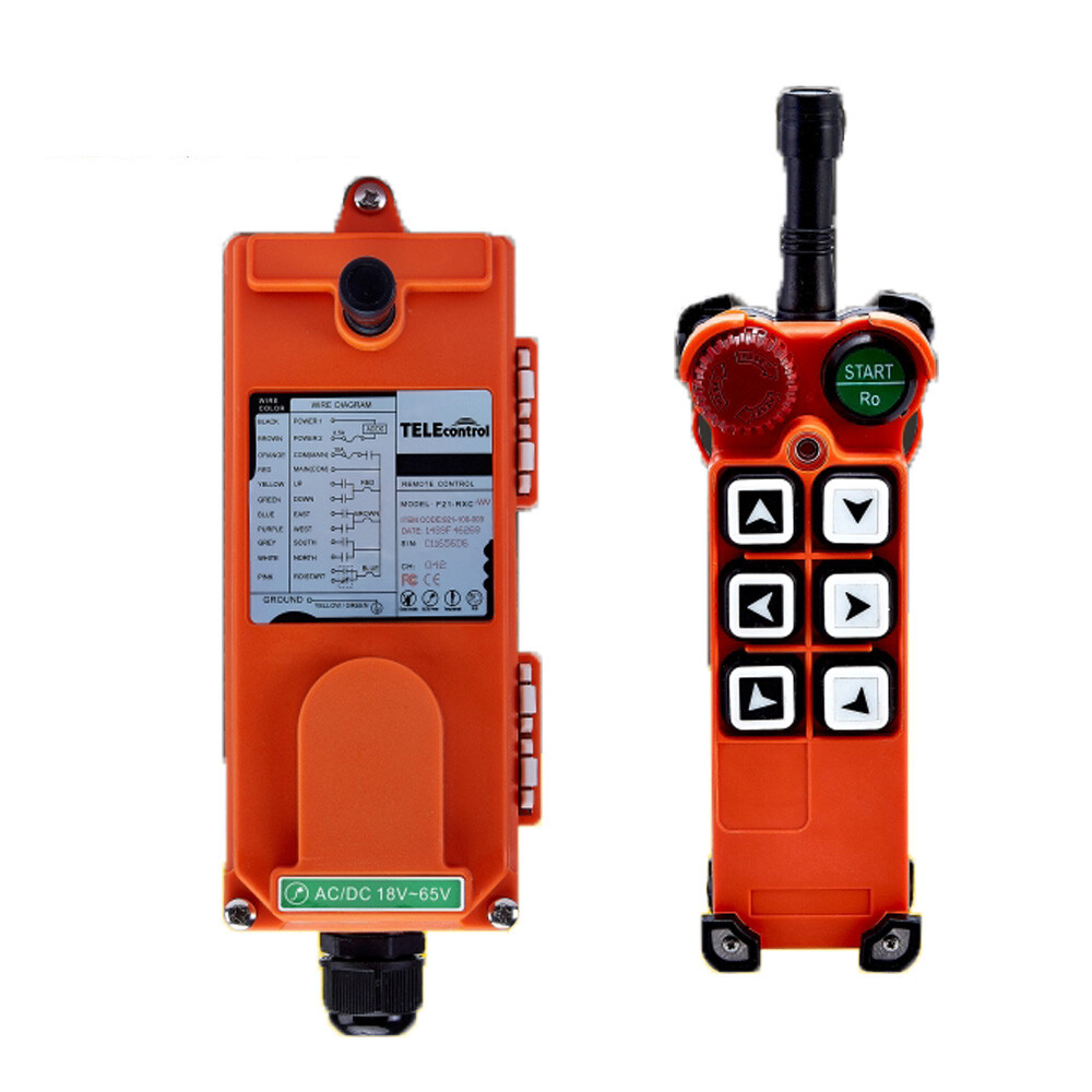 Dual Step Radio Remote Control Safe Key Switch Industrial Wireless Transmitter