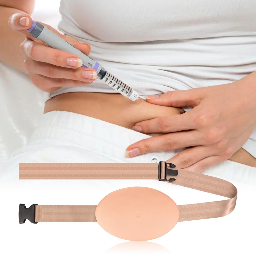 Belly Injection Simulator, Subcutaneous Injection Training Pad, Injection Pra...