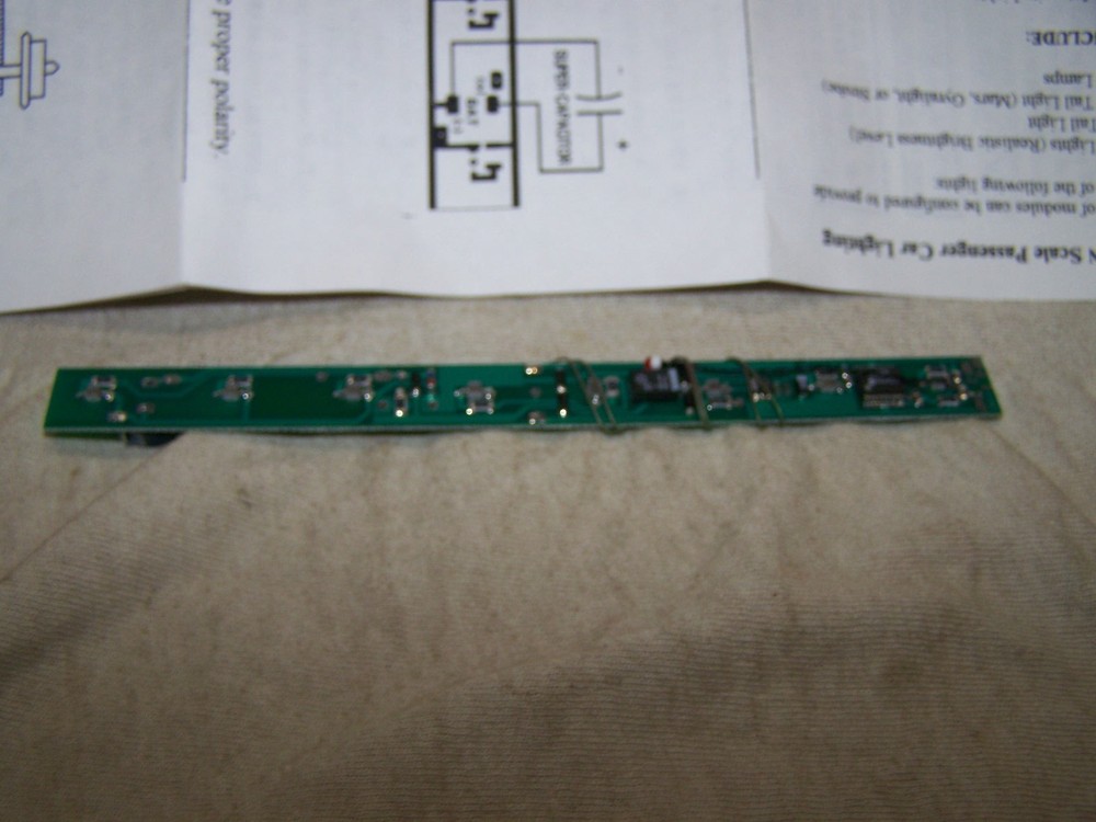 Richmond Controls #EZ051 N-Scale EZ-Light Passenger Lighting Kit(DC)