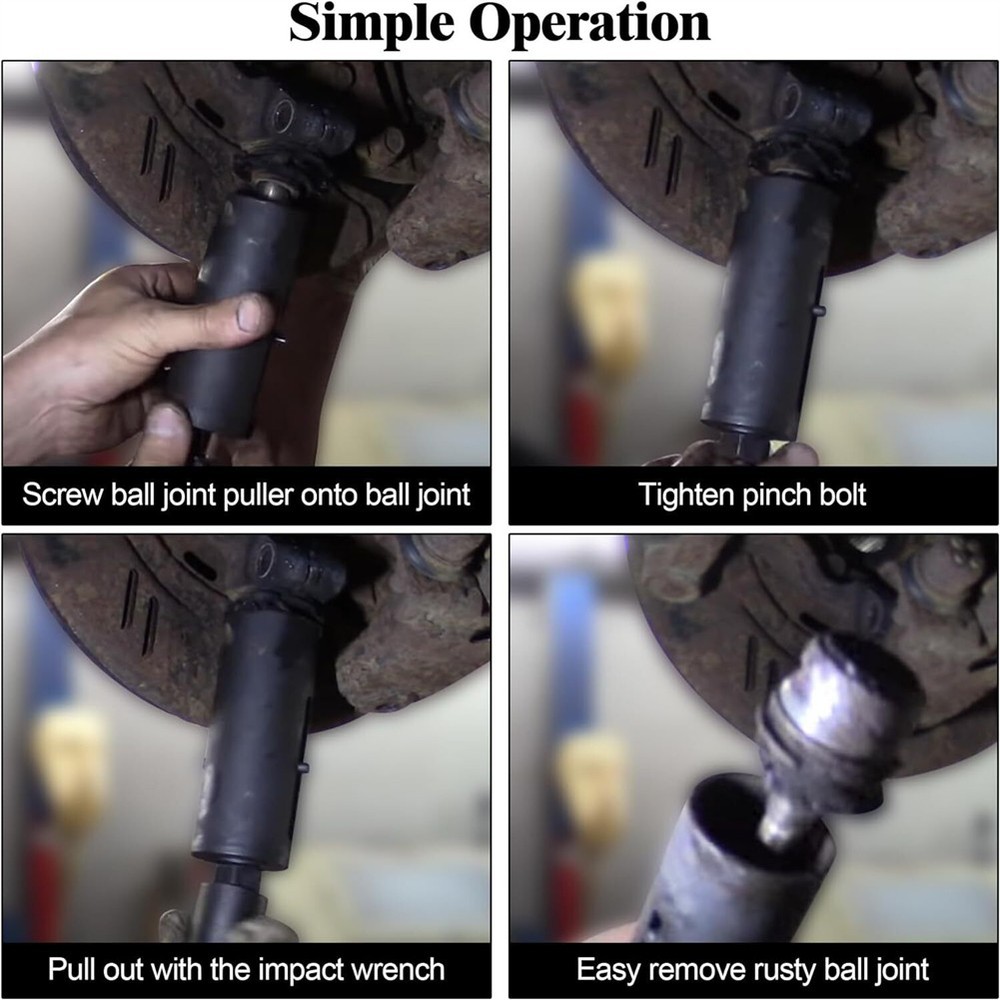 78620 For Subaru Ball Joints Puller Pneumatic Tools Black