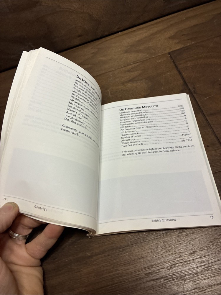 Campaign Equipment Fact finder Manual Empire Software