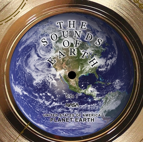 VOYAGER ONE - SOUNDS OF THE EARTH LP RECORD DISPLAY "M4"