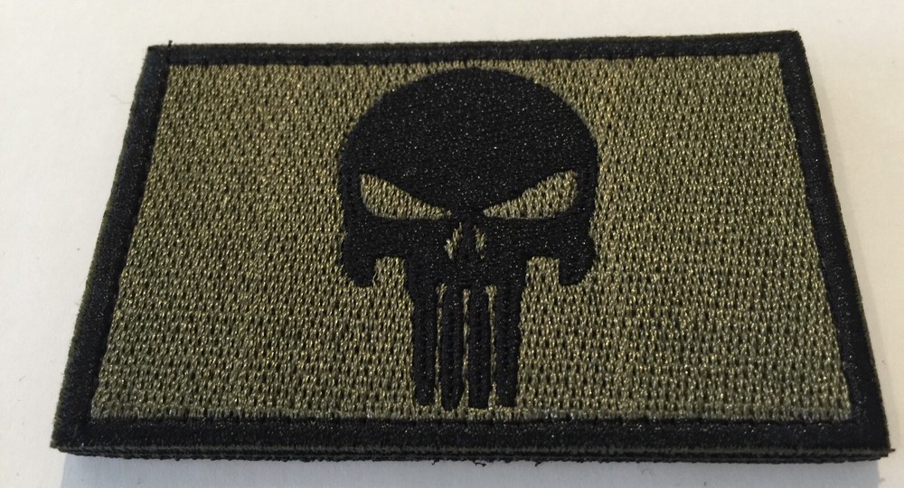 DEVGRU Skull SWAT SOCOM Special Ops Embroider Patch GREEN