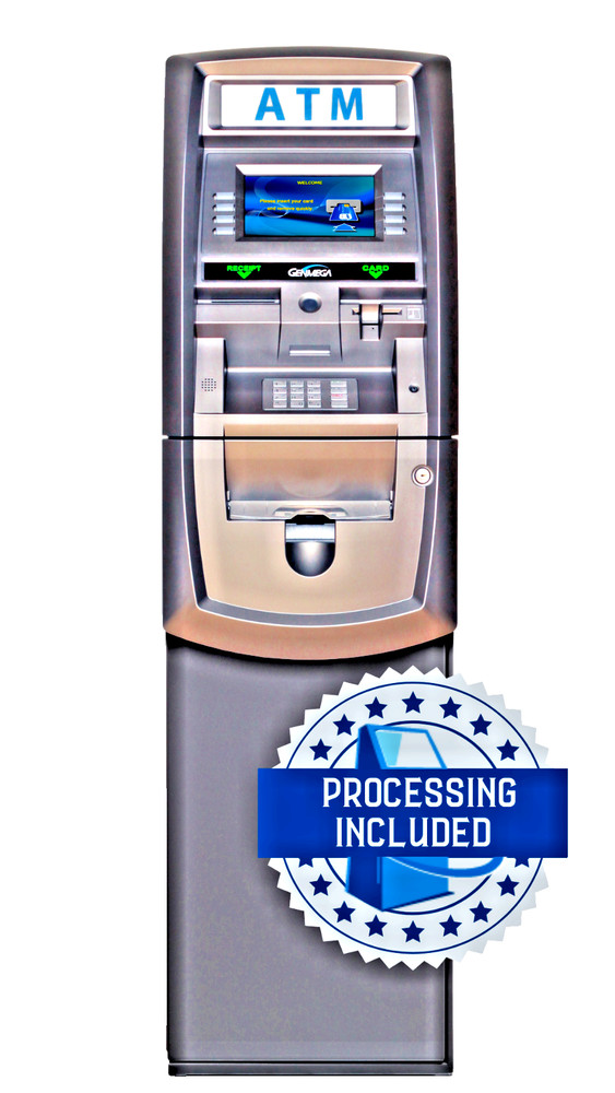 Genmega G2500 ATM Machine New with Processing