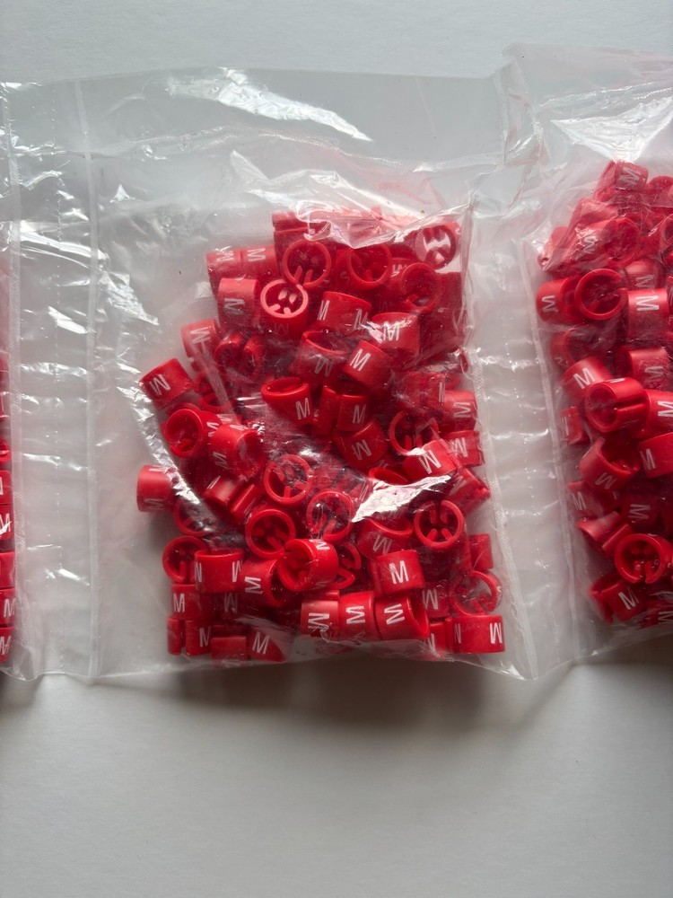 100 pcs hanger size markers plastic garment sizer
