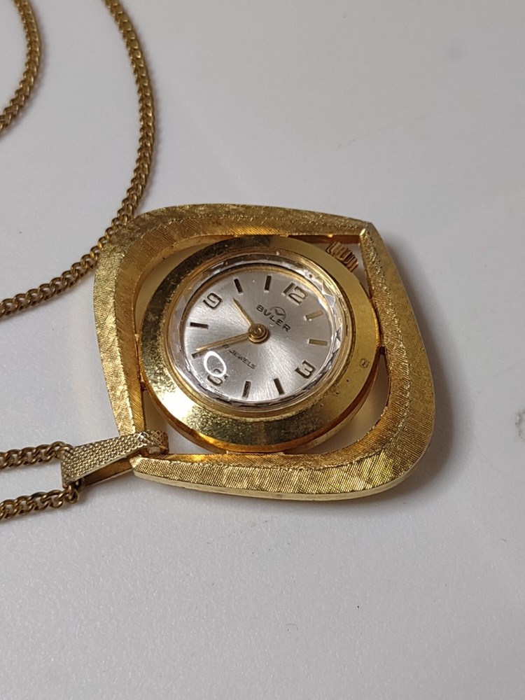 Very Awesome Pendant Watch On 28 Inch Chain