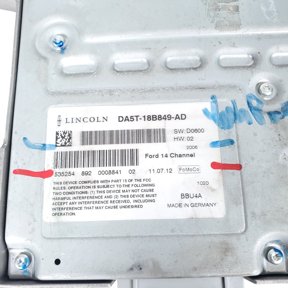 *BROKEN!*'13-16 Lincoln MKS/MKT/Navigator Amplifier Module Unit