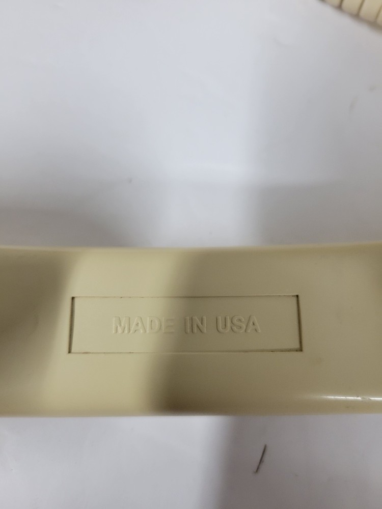 Vintage Comdial Push Button Tan/Beige Desktop Telephone Untested