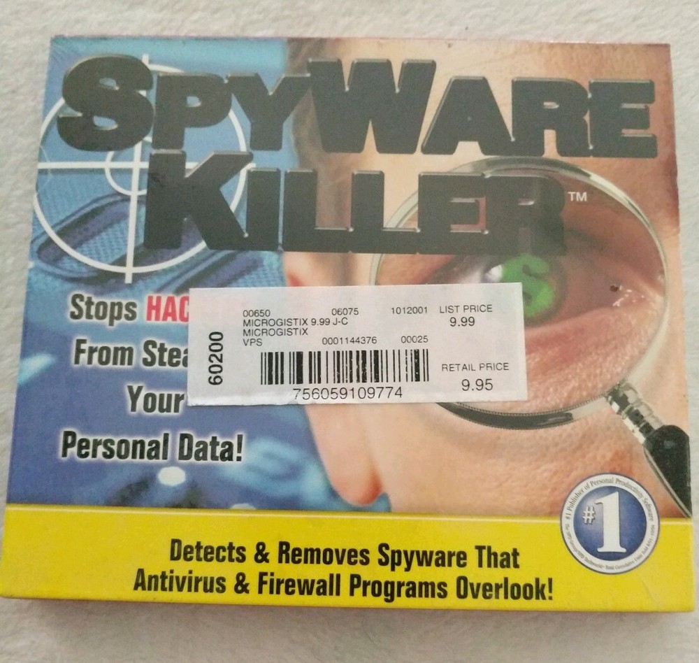 SpyWare Killer. Deluxe. Stops Hackers from Stealing your Personal Data!