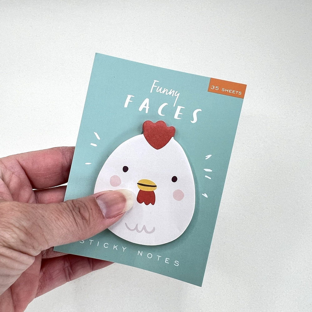 Little Chicken Sticky Note Pad Memo School Lunch Notes