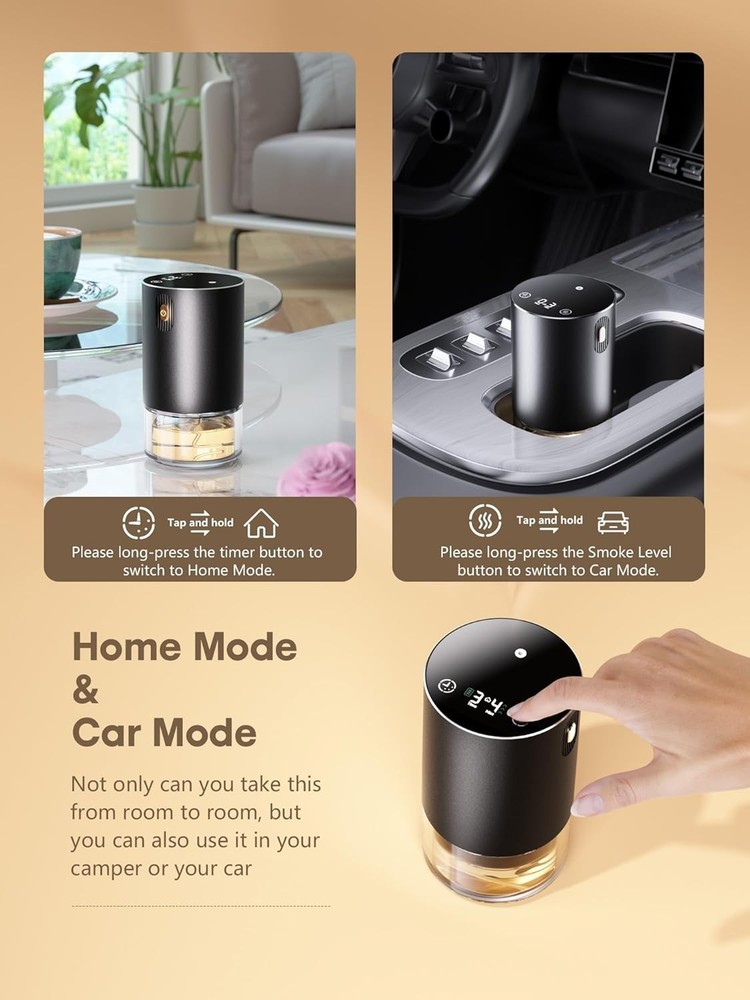 Waterless Essential Oil Diffuser - Rechargeable Scent Dark Allure