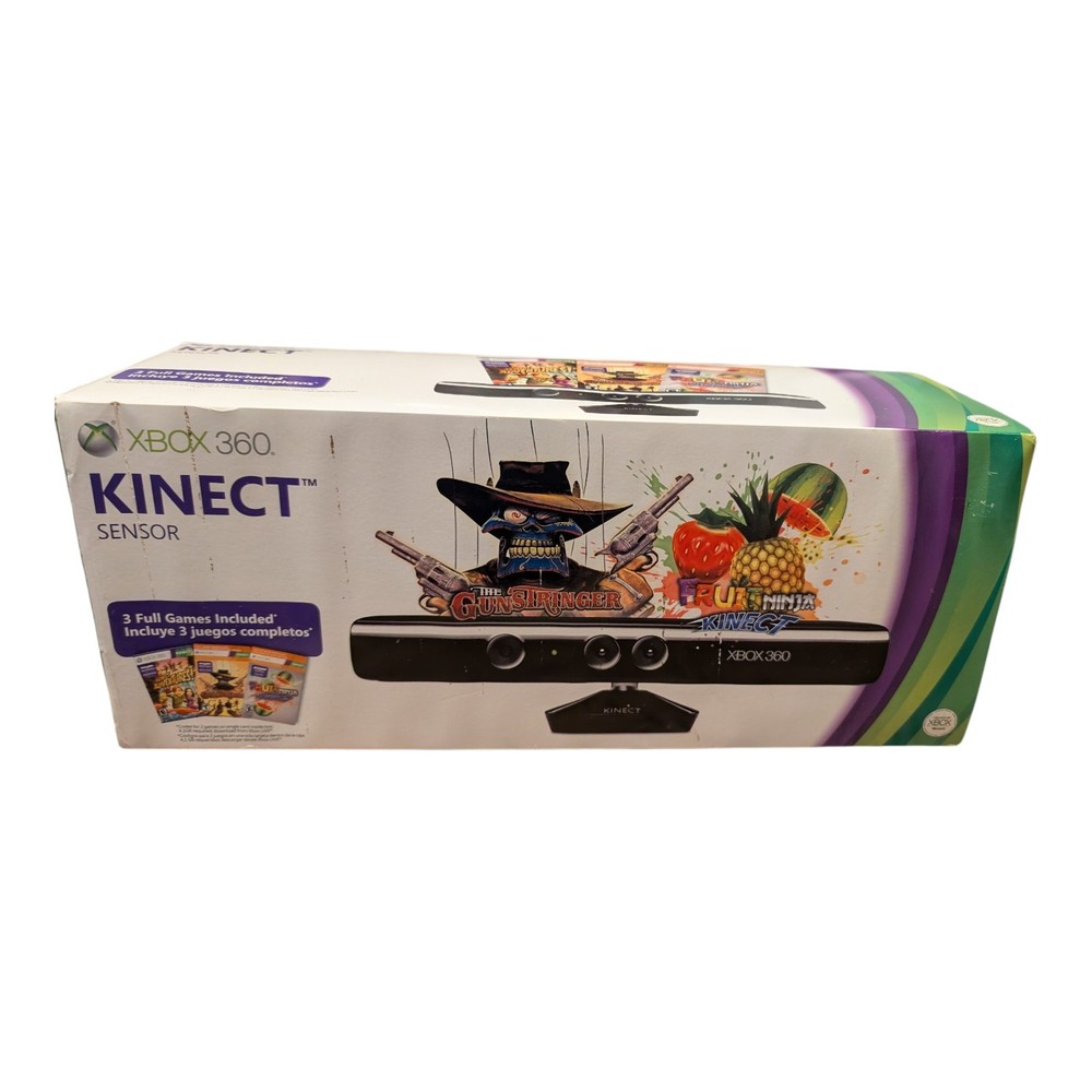 XBOX 360 KINECT Sensor BundIe: Includes Kinect Sensor Unit & 4 Extra New Games