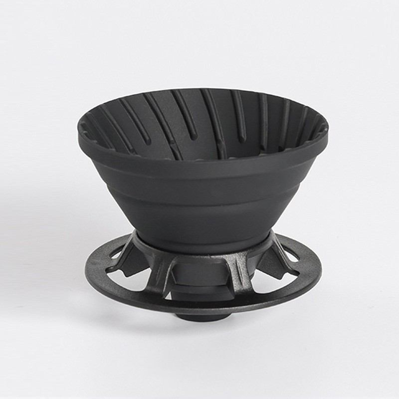 Folding Coffee Cup Reusable Coffee Filter Portable Silicone Camping Coffee Tool