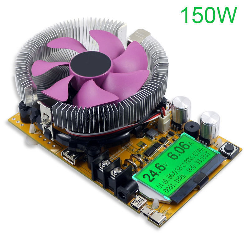 150W Constant Current Electronic Load Battery Discharge Capacity Tester