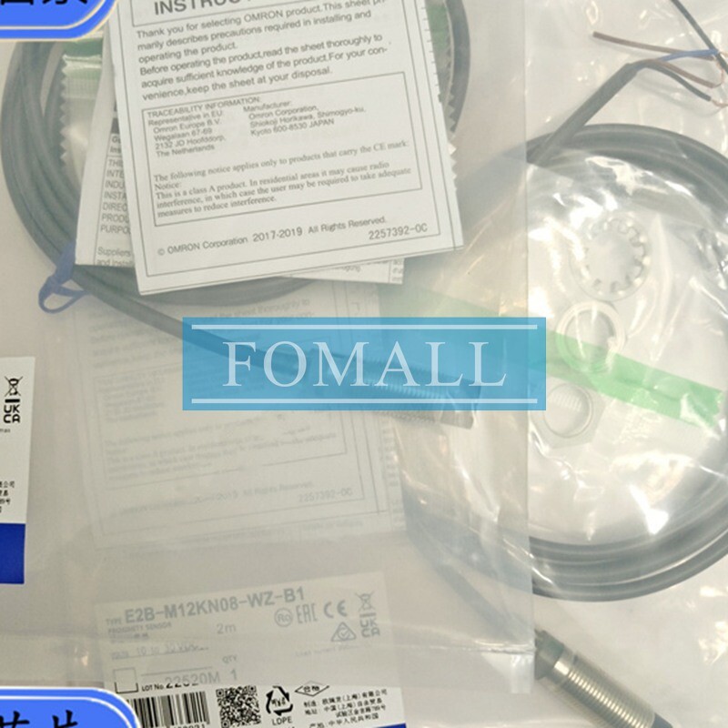 QTY:1 New For OMRON Proximity Switch Sensor E2B-M12KN08-WZ-B1